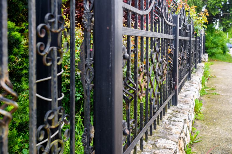 Decorative Iron Fence Art